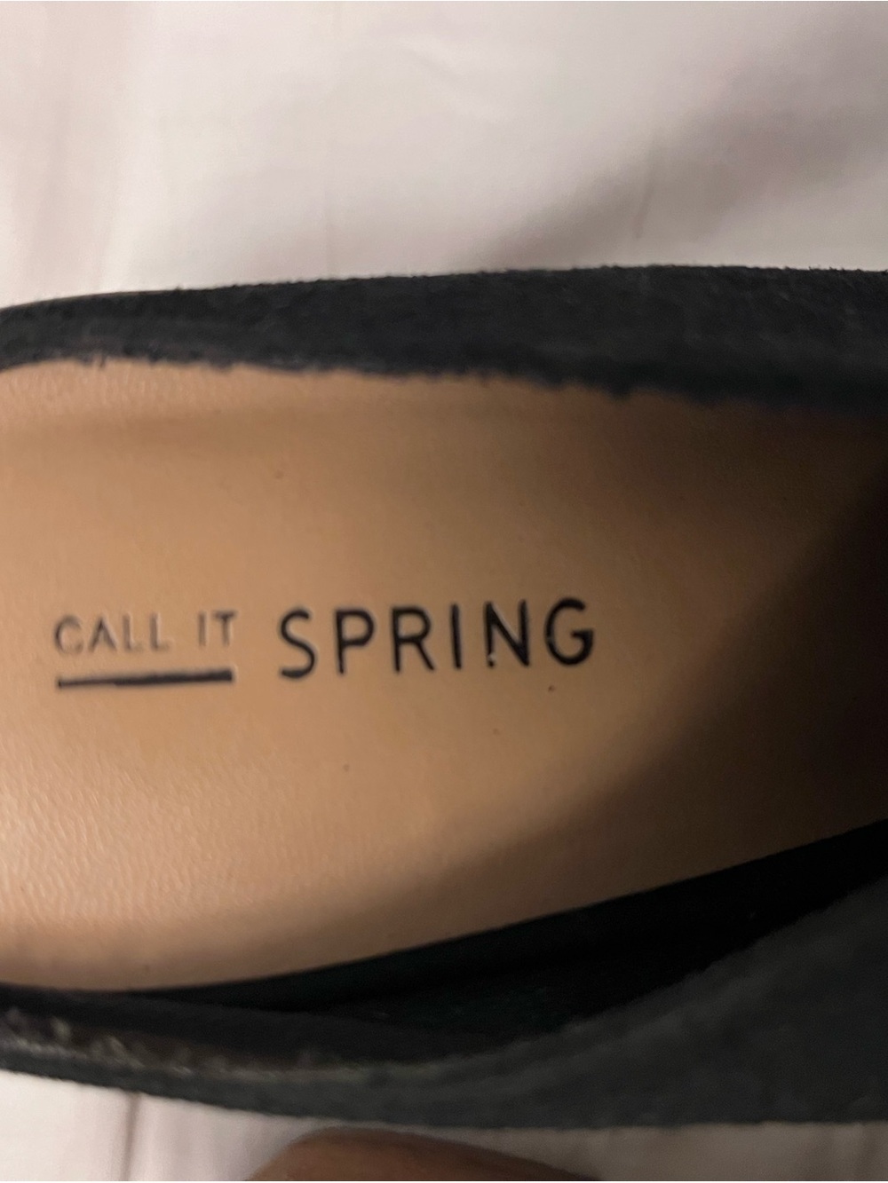 Call It Spring Black Suede Open-Toe Block Heel Mules - Picture 4 of 4